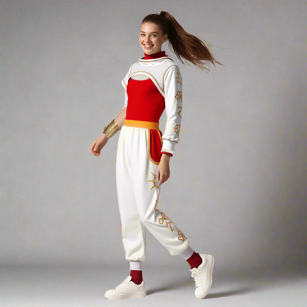 Girls Halloween Costume White Vampire Outfit Set