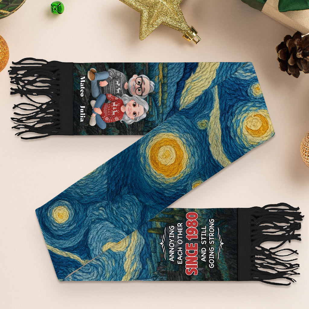 Annoying Each Other - Personalized Custom Scarf